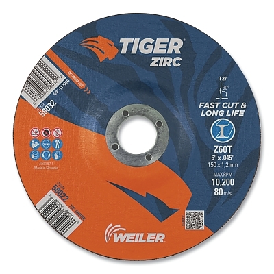 6 X 045 TIGER ZIRC TY27C-O WHL 7/8 AH